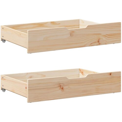 Ladice ispod kreveta s kotačima 2 kom 80x55x17 cm od borovine Cijene