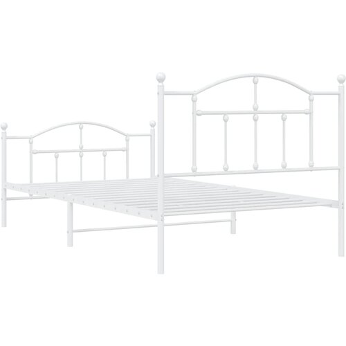  okvir kreveta uzglavlje i podnožje bijeli 100x200 cm Slike
