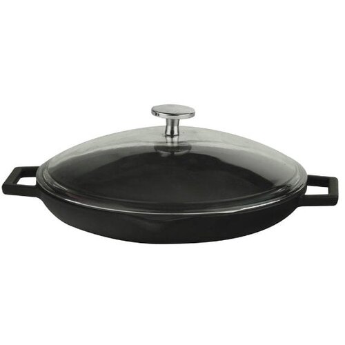 Lava okrugla višenamjenska grill tava s integriranim ručkama i staklenim poklopcem Cijene