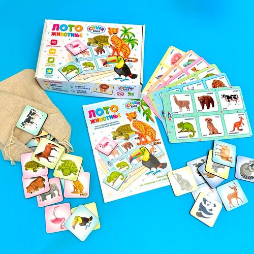 Clever_Kids drvene loto životinje Slike
