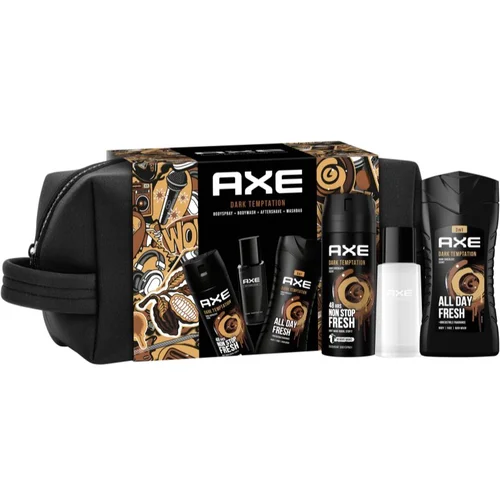 Axe Dark Temptation Dark Chocolate darilni set (za telo) za moške