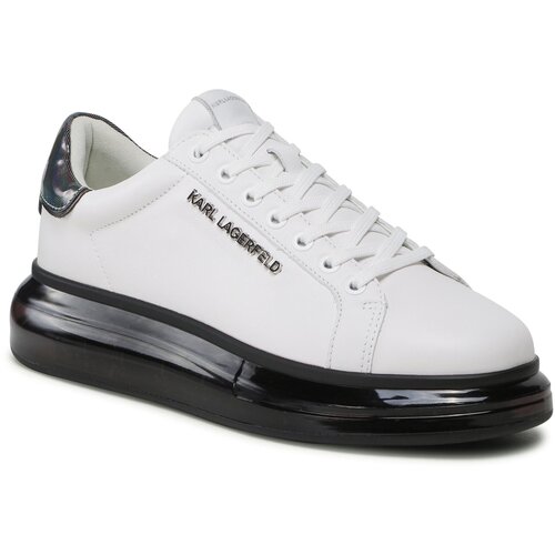 Karl Lagerfeld Superge KL52625 White Lthr w/Black Slike