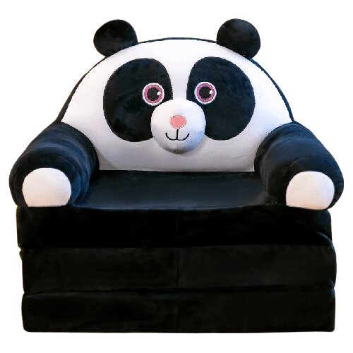 BABYLINE Foteljica za decu Panda B045, Crno-bela Cene