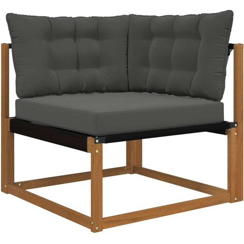  Jastuk za vanjsku sofU 3 pcs Antracit Poliester - Antracit 80 x 80 cm 1x sjedalo +1x naslon +1x bočna strana (2D s bartagom) Slike