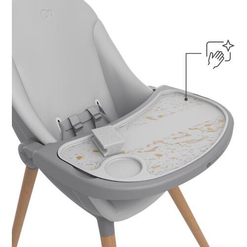 Kinderkraft Hranilica Fini UP 3u1, Grey Slike