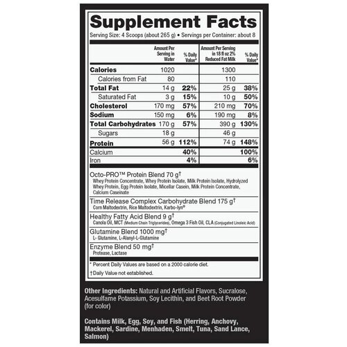 Ultimate Nutrition muscle juice revolution &amp;ndash; protein za povećanje mi&amp;scaron;ićne mase - vanila 2.12kg Slike
