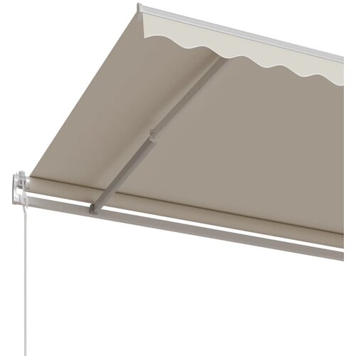 Tenda na automatsko uvlačenje 450 x 350 cm krem Slike