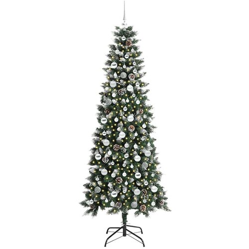 VidaXL Umjetno božićno drvce s stalakom Zelena 86 x 86 x 210 cm Slike