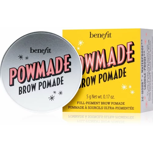 Benefit Powmade Brow Pomade vodoodporna gel za obrvi 5 g odtenek 2 Warm Golden Blonde za ženske