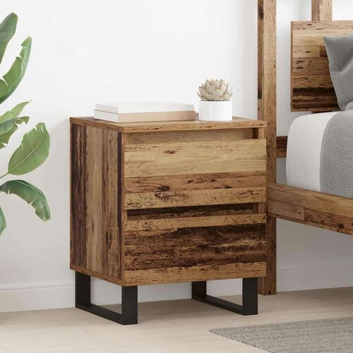  Noćni ormar Staro drvo 40 x 35 x 50 cm Konstruirano drvo Slike