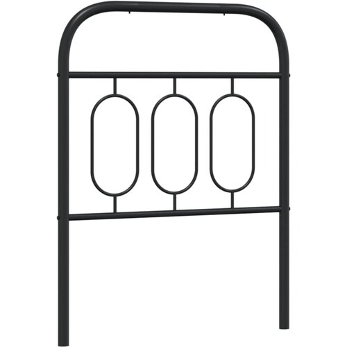 Maison Chic kovinsko posteljno vzglavje - vzglavna omarica - nočna omarica črno 75 cm, (21704216) Slike