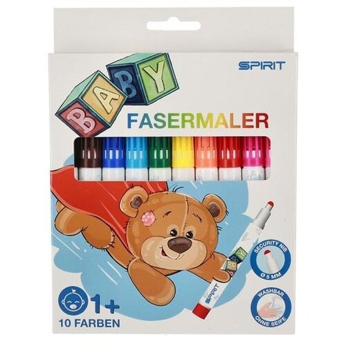 Spirit spirit: &scaron;areni set od 10 perivih flomastera za bebe Cijene