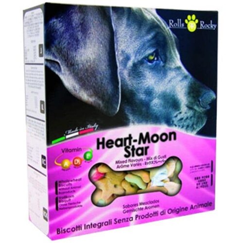 Rolls Rocky heart moon star mix 300 g poslastice za pse Slike