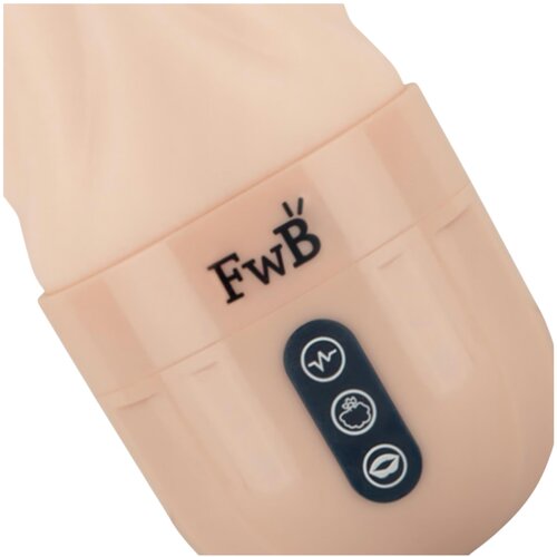  FWB - realistična, vibrirajuća, usisavajuća umjetna vagina (natur) Slike