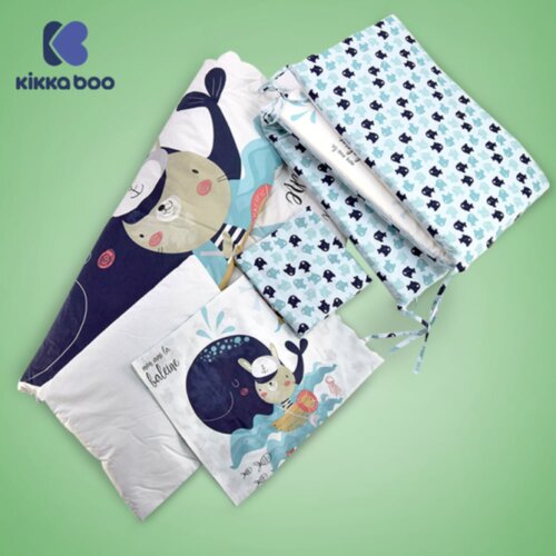 Kikka Boo KikkaBoo Posteljina sa ogradicom 6 pcs 70/140 Happy Sailor (KKB60057) Cene