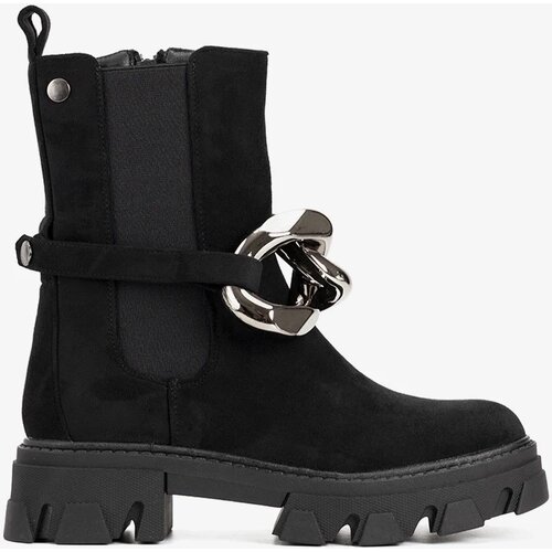 D/CEO Black boots with chain Gareau Cene