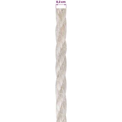  Uže od jute 10 pcs 2 Bijela 100% Juta Tossa Slike