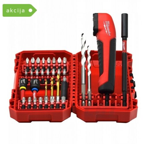 Milwaukee 35-delni set vijačnih nastavkov in svedrov Shockwave Impact Duty Cene