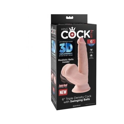 King Cock Plus 6&amp;quot; Triple Density Cock Slike