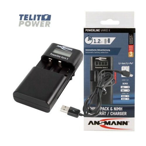 Ansmann powerline vario x ( 4836 ) univerzalni punjač li-ion/li-po I nimh punjivih baterija Slike