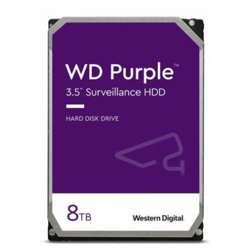 Western Digital Hard disk 3,5&amp;quot;, 8TB, Caviar Purple, pog. za video nadzor - WD84PURZ Slike