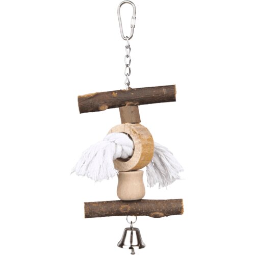 Trixie Igrača za ptice Natural Living, vrv/zvonček 20 cm Slike