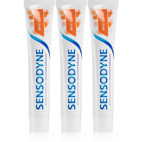 Sensodyne Anti Caries Anti Carries pasta za zube protiv zubnog karijesa 3x75 ml Slike