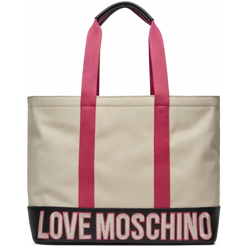 Love Moschino Ročna torba JC4036PP1ILF110B Natur/Nero/W.Fuxia