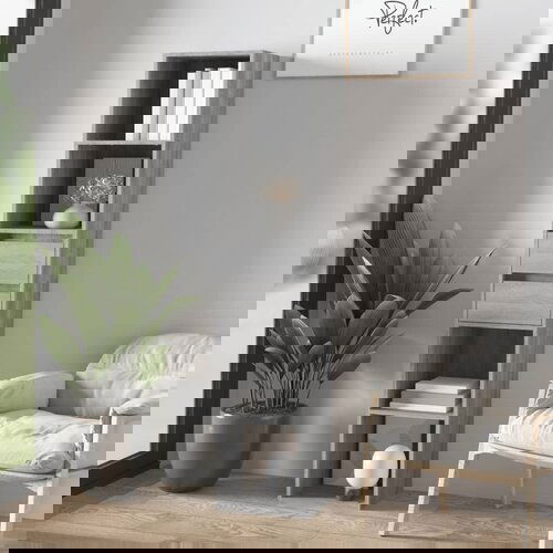 VidaXL knjižna omara siva sonoma 36x30x171 cm konstruiran les Slike