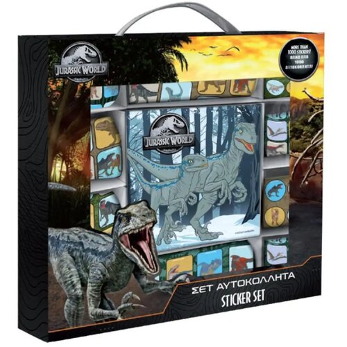 Luna Jurassic World veliki set od 1000 naljepnica Cene