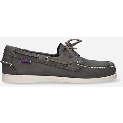 Sebago Docksides Portland noro 70015h0 DK sivi čevlji Slike