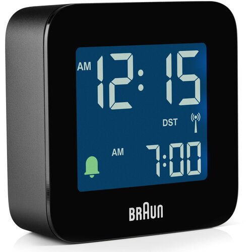Braun BC 08 B-DCF black Radio Controlled Alarm Clock Cijene