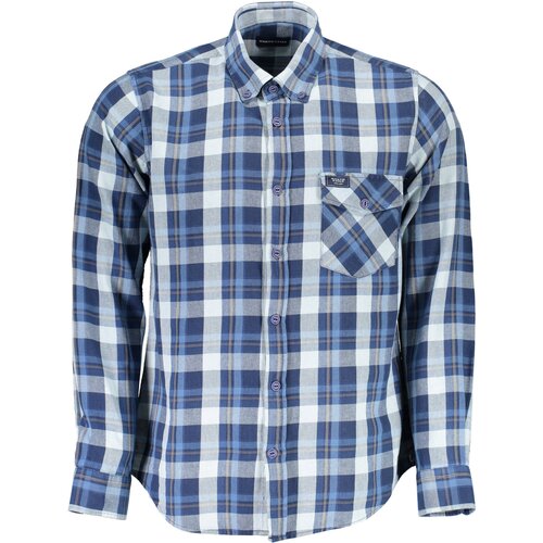 North Sails MEN'S LONG SLEEVED SHIRT BLUE Cene