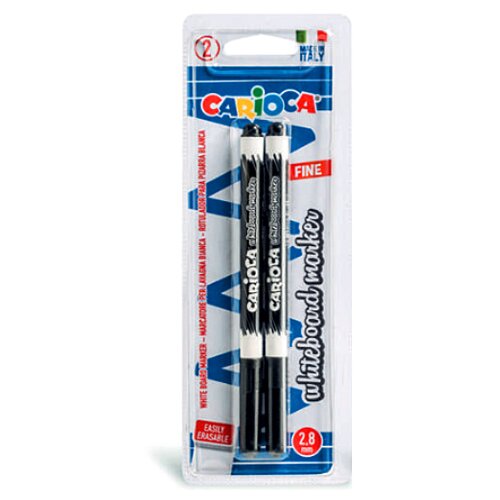 Carioca Whiteboard Flomaster za tablo črne barve 2 kom Cene
