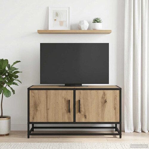 TV ormar 80 x 34,5 x 40 cm Hrast artisan Konstruirano drvo Cene