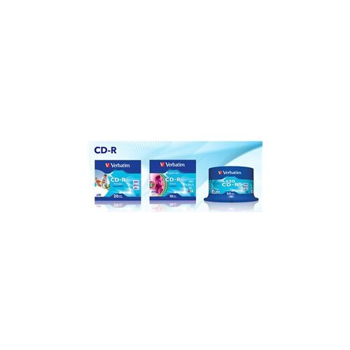  CD-R,VERBATIM, 700 MB,52X,spindle 10 kom... Cijene