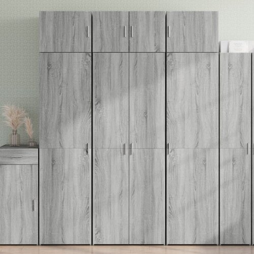 vidaXL Omara za shranjevanje siva sonoma 70x42,5x225 cm inž. les Cene