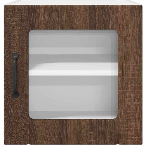  Zidni kuhinjski ormarić 2 pcs Smeđi hrast 40 x 31 x 40 cm Slike