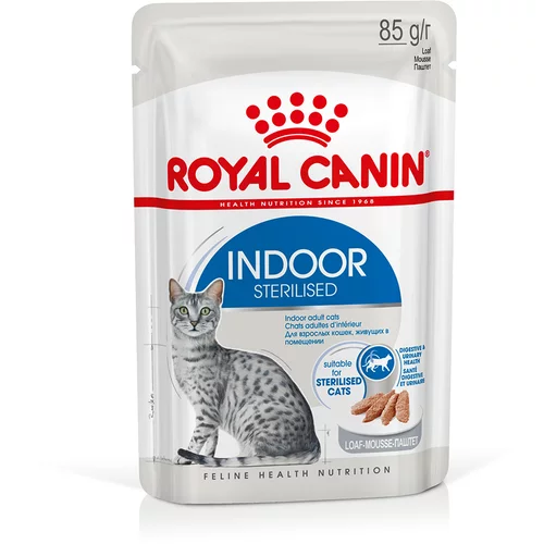 Royal_Canin Indoor Sterilised Mousse - 96 x 85 g