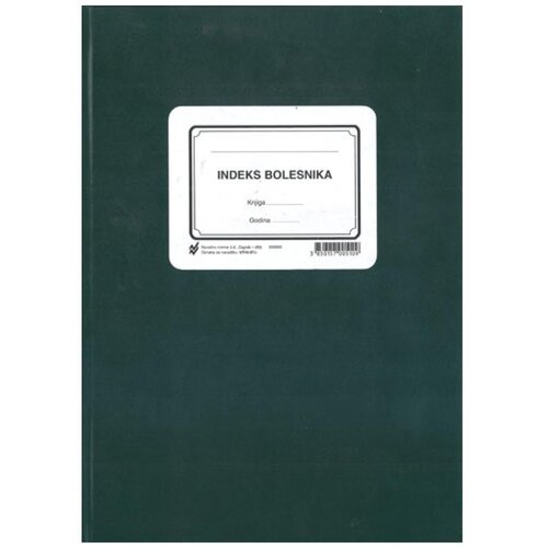 NARODNE NOVINE-UT III-27/C INDEKS BOLESNIKA; Knjiga 600 stranica, 21 x 29,7 cm Slike