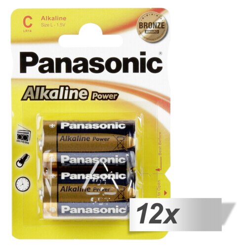 Panasonic 12x2 Alkaline Power Baby C LR 14 - baterije Cijene