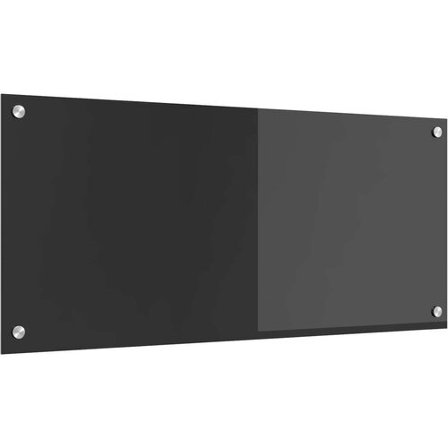 vidaXL Kuhinjska zidna obloga Tamno siva Staklo 90 x 40 cm Elegantno Cijene