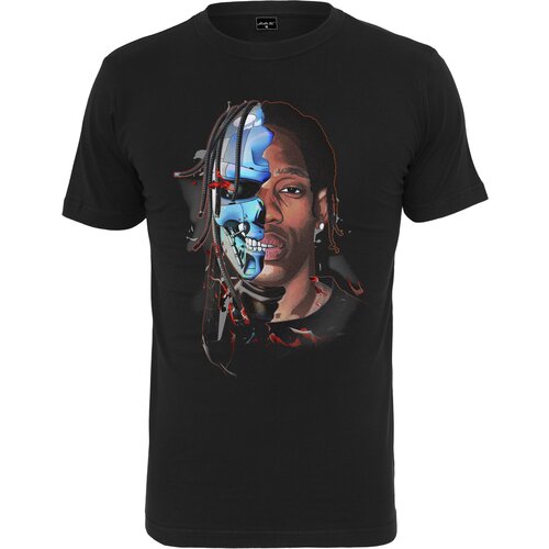 MT Men Half Face Tee Black Slike
