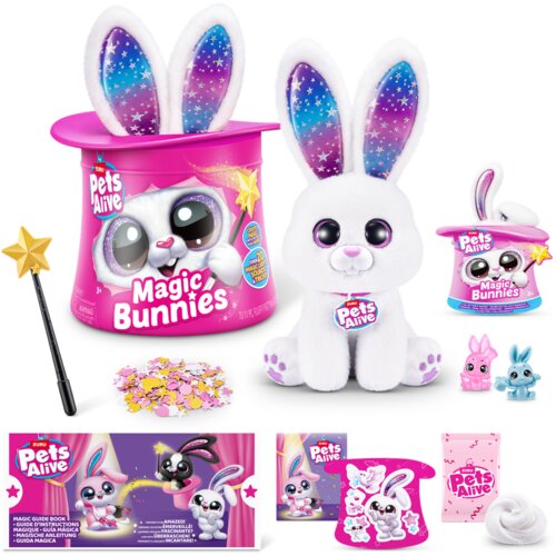 Zuru pli&amp;scaron; zajček Pets Alive Magic Bunny Slike