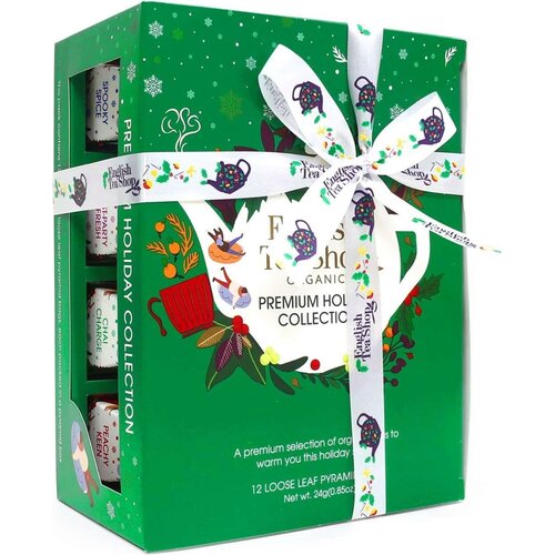 English Tea Shop Bio čajni poklon s mašnom "Holiday Collection" - Zeleni - 12 vrećica čaja Cene