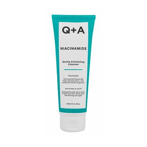 Q+A niacinamide Gentle Exfoliating Cleanser umirujući i nježni piling gel za či&amp;scaron;ćenje lica 125 ml za žene Slike