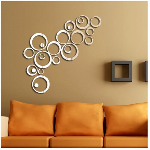 Ambiance Zrcalna nalepka Rings Slike