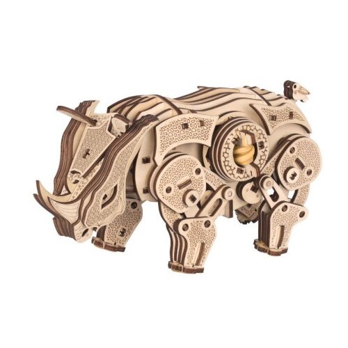  Čarolijashop 3d drvene puzzle - NOSOROG ( 663) Slike