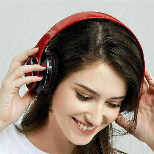  Bluetooth slu&amp;scaron;alice B39 (S50) crno crvene Slike