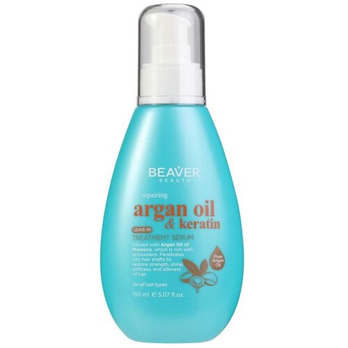 Beaver Serum za kosu s arganovim uljem i keratinom 250 ml Slike